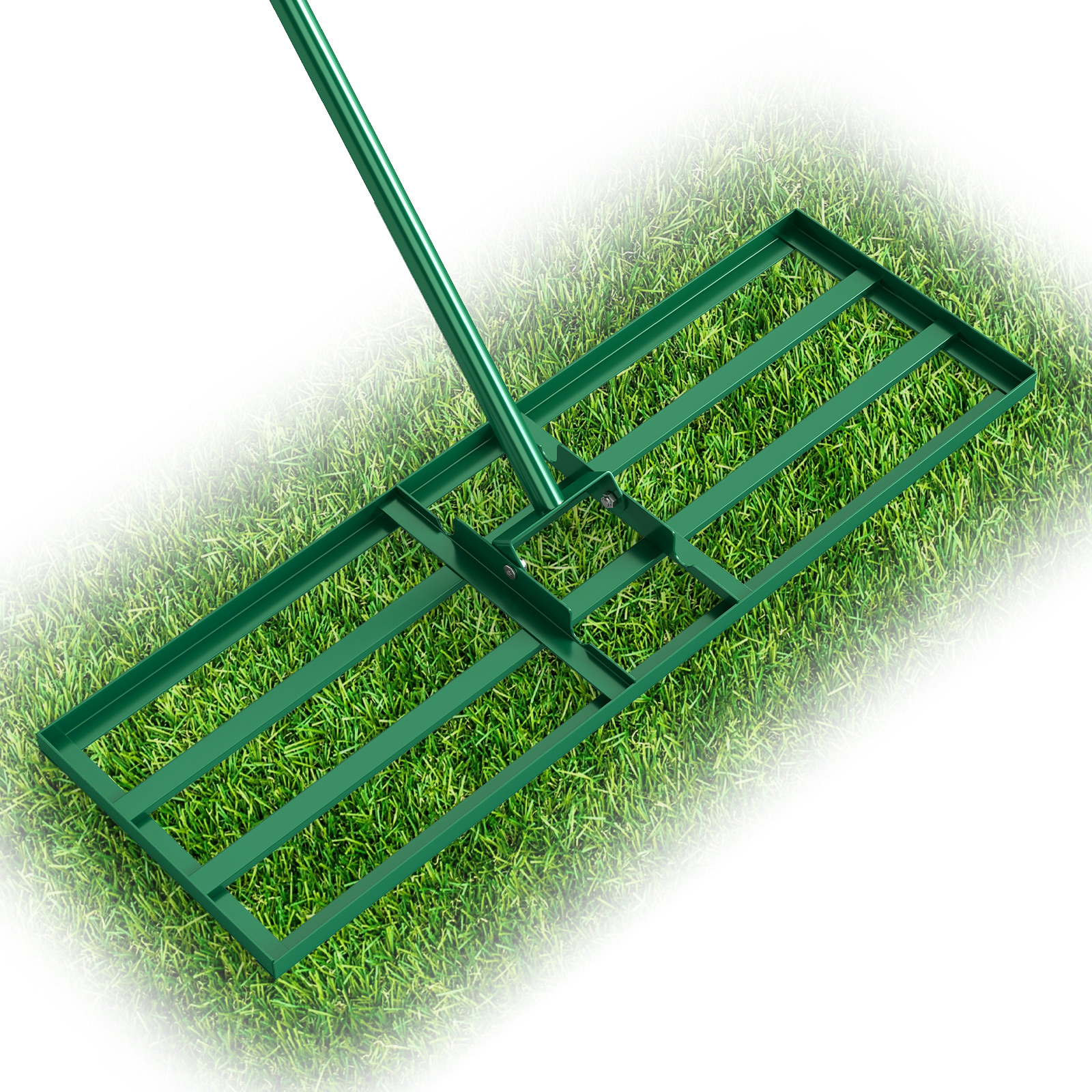 Lawn Leveling Rake, 30” x 10” Heavy Duty Lawn Level Tool for Soil w/67” Handle